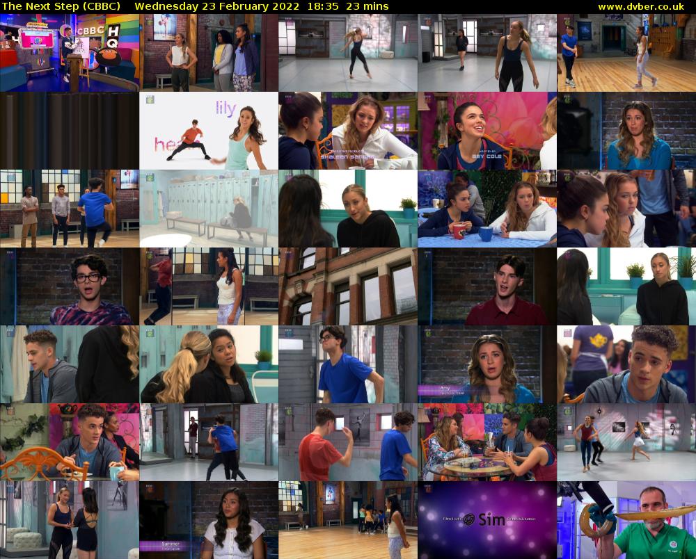 The Next Step (CBBC) Wednesday 23 February 2022 18:35 - 18:58