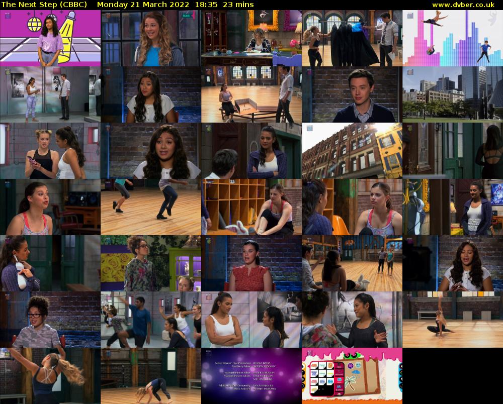 The Next Step (CBBC) Monday 21 March 2022 18:35 - 18:58