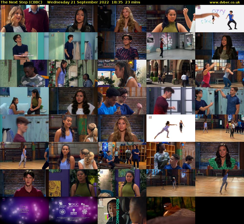 The Next Step (CBBC) Wednesday 21 September 2022 18:35 - 18:58
