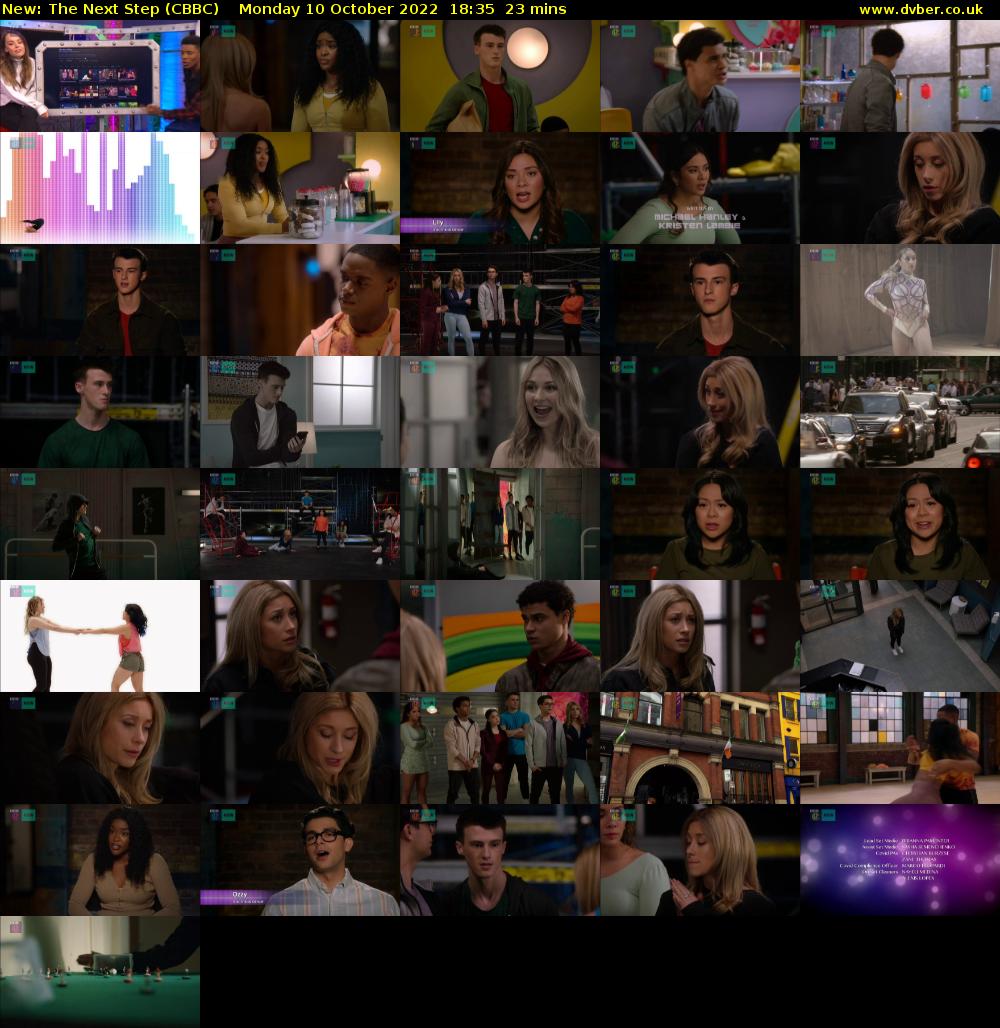 The Next Step (CBBC) Monday 10 October 2022 18:35 - 18:58