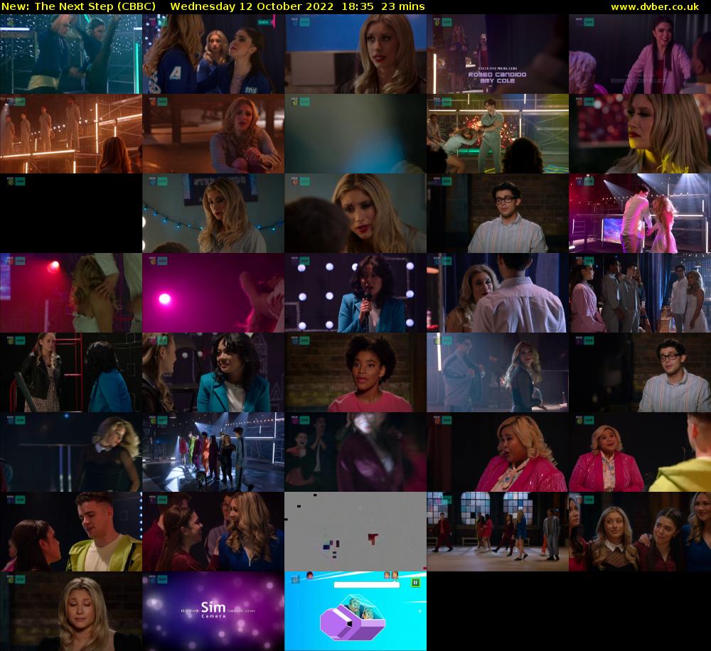 The Next Step (CBBC) Wednesday 12 October 2022 18:35 - 18:58