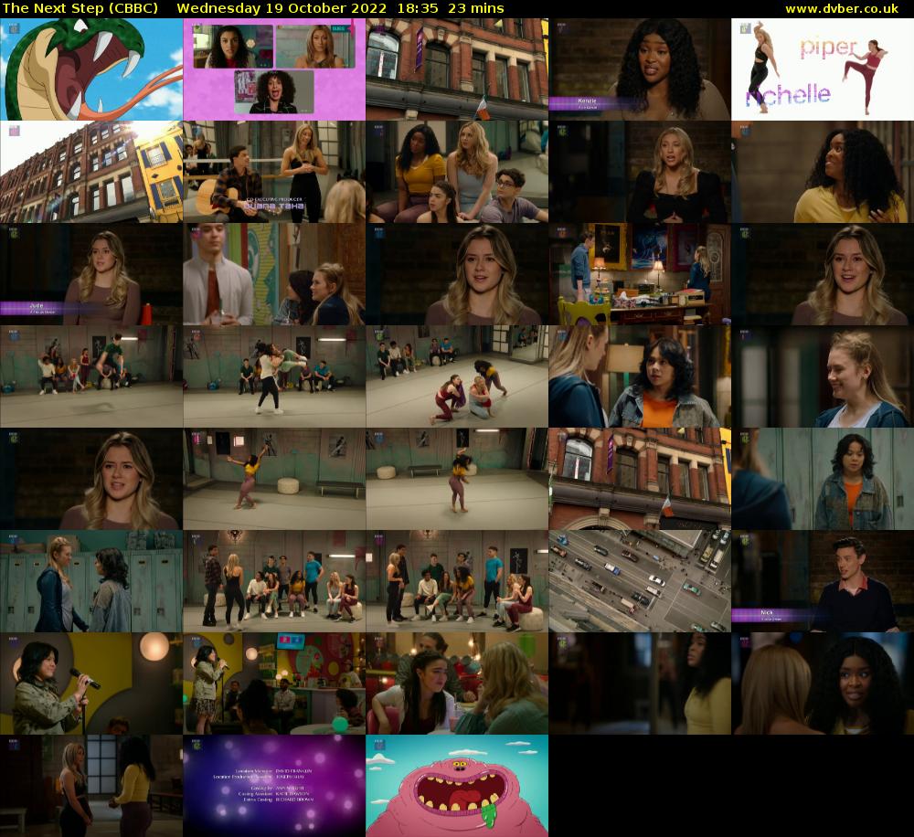 The Next Step (CBBC) Wednesday 19 October 2022 18:35 - 18:58