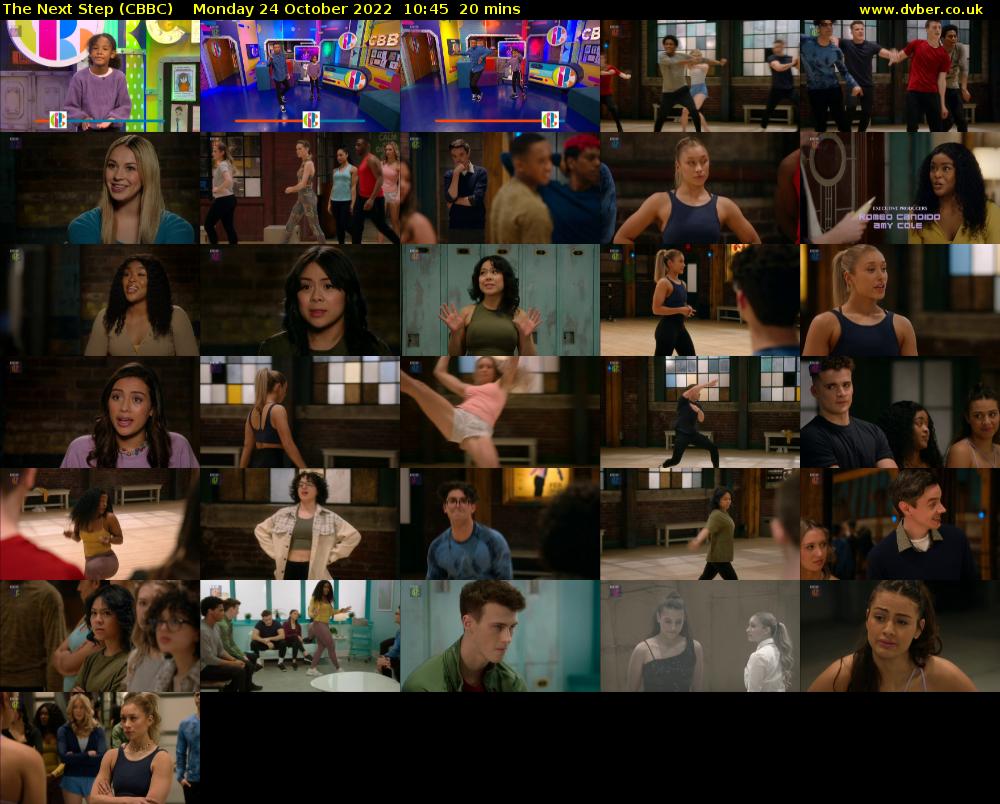 The Next Step (CBBC) Monday 24 October 2022 10:45 - 11:05