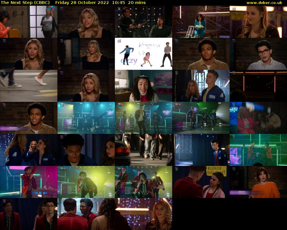 The Next Step (CBBC) Friday 28 October 2022 10:45 - 11:05