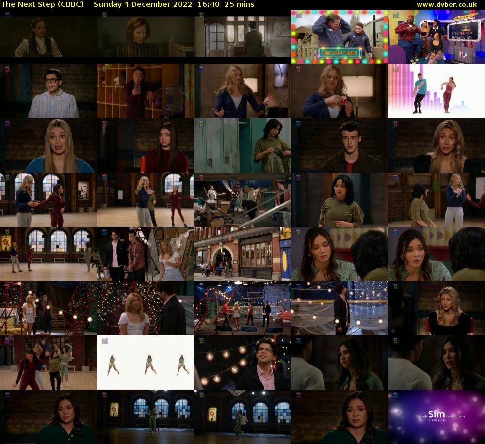 The Next Step (CBBC) Sunday 4 December 2022 16:40 - 17:05