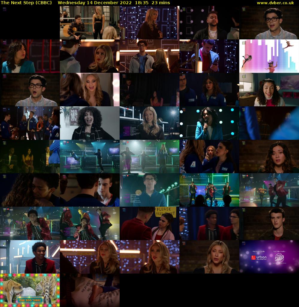 The Next Step (CBBC) Wednesday 14 December 2022 18:35 - 18:58