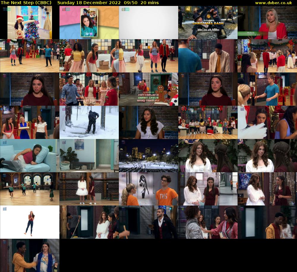 The Next Step (CBBC) Sunday 18 December 2022 09:50 - 10:10
