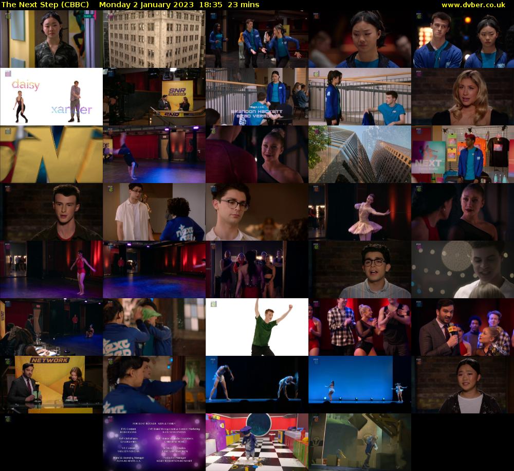 The Next Step (CBBC) Monday 2 January 2023 18:35 - 18:58