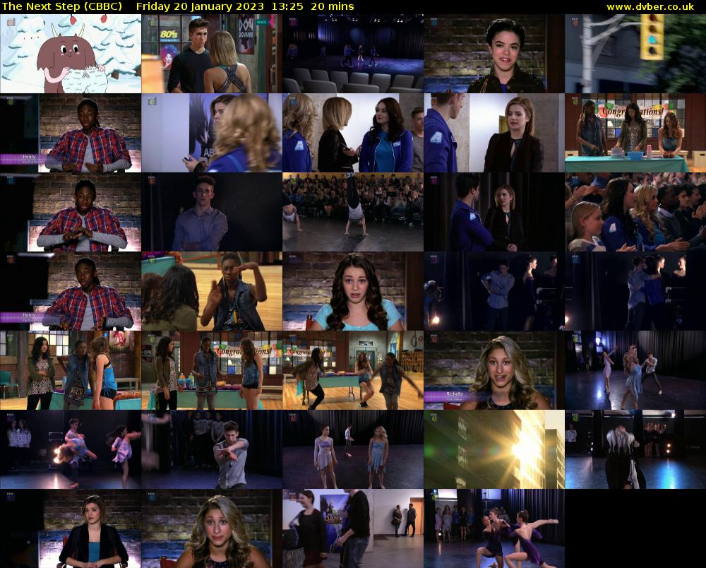 The Next Step (CBBC) Friday 20 January 2023 13:25 - 13:45