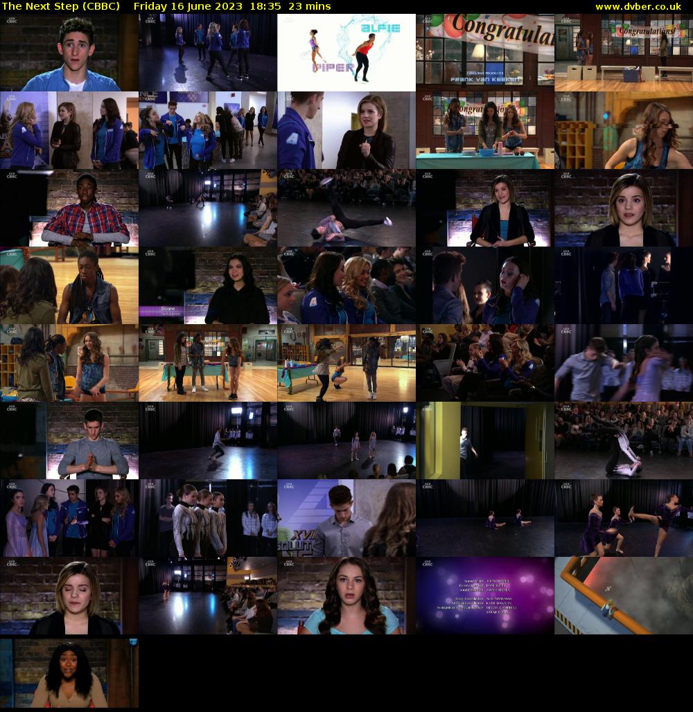 The Next Step (CBBC) Friday 16 June 2023 18:35 - 18:58