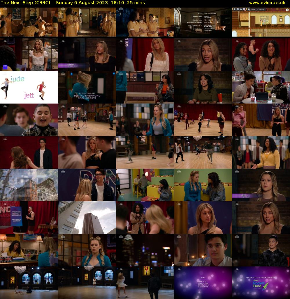 The Next Step (CBBC) Sunday 6 August 2023 18:10 - 18:35