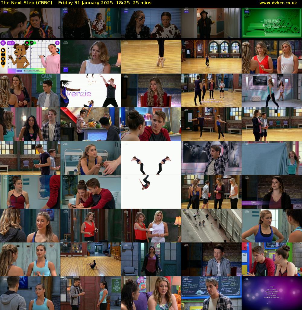 The Next Step (CBBC) Friday 31 January 2025 18:25 - 18:50