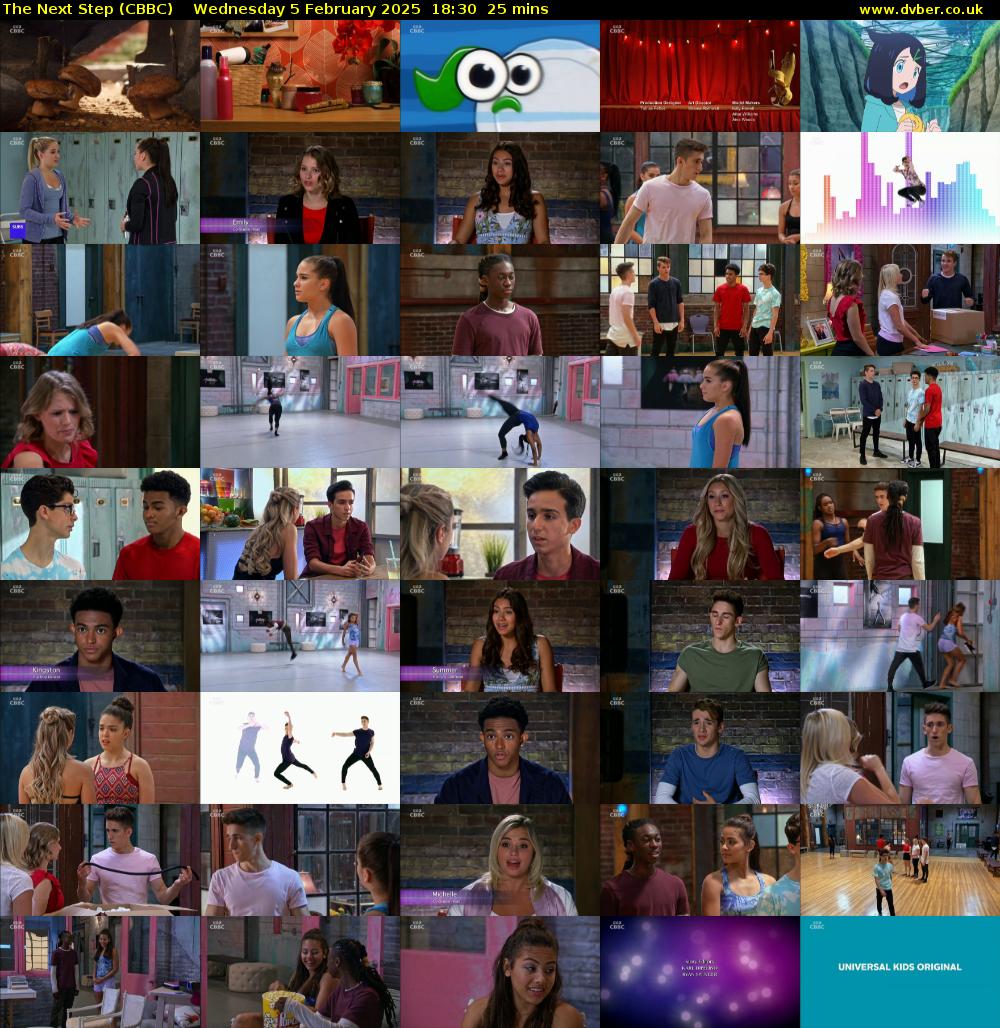 The Next Step (CBBC) Wednesday 5 February 2025 18:30 - 18:55