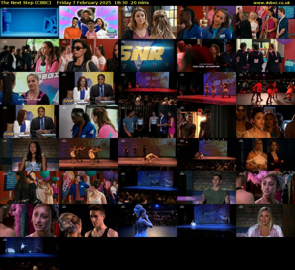The Next Step (CBBC) Friday 7 February 2025 18:30 - 18:50