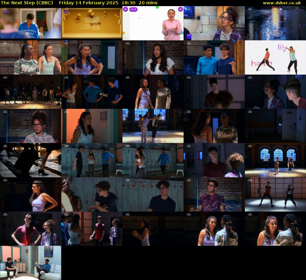 The Next Step (CBBC) Friday 14 February 2025 18:30 - 18:50