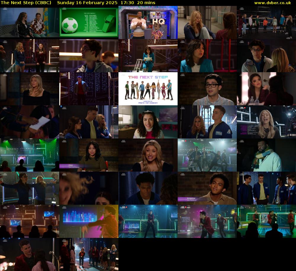 The Next Step (CBBC) Sunday 16 February 2025 17:30 - 17:50