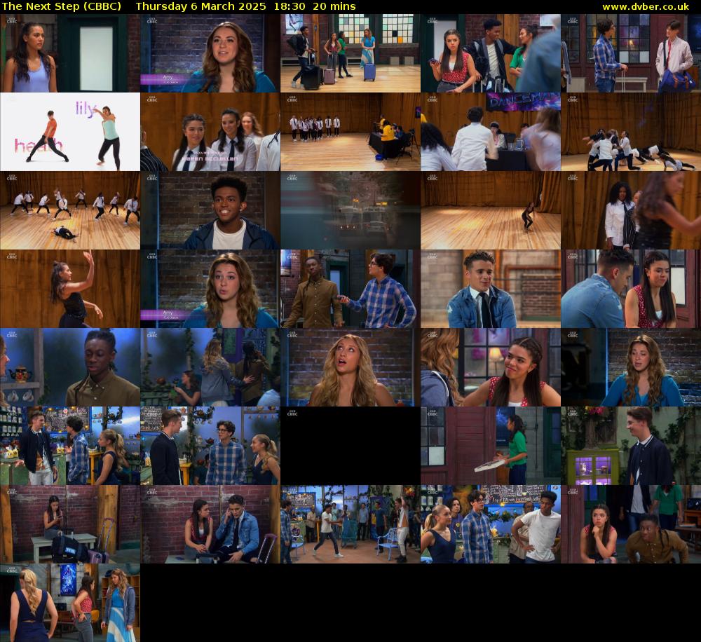 The Next Step (CBBC) Thursday 6 March 2025 18:30 - 18:50
