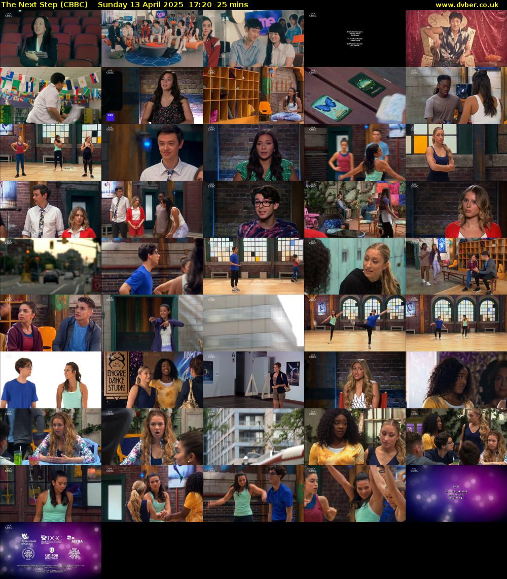 The Next Step (CBBC) Sunday 13 April 2025 17:20 - 17:45