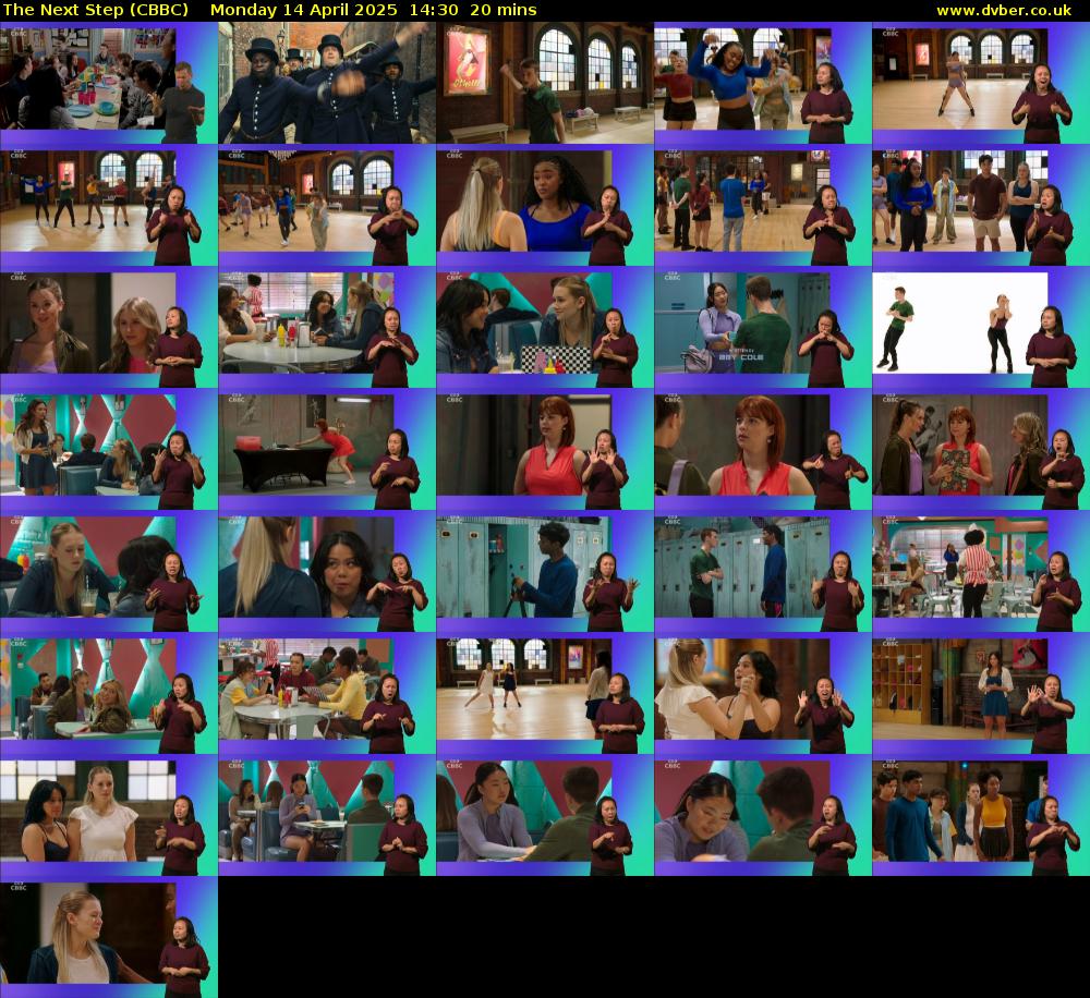 The Next Step (CBBC) Monday 14 April 2025 14:30 - 14:50