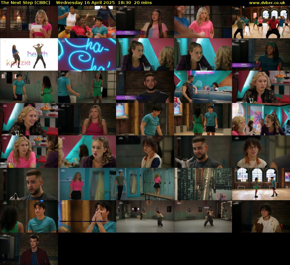 The Next Step (CBBC) Wednesday 16 April 2025 18:30 - 18:50
