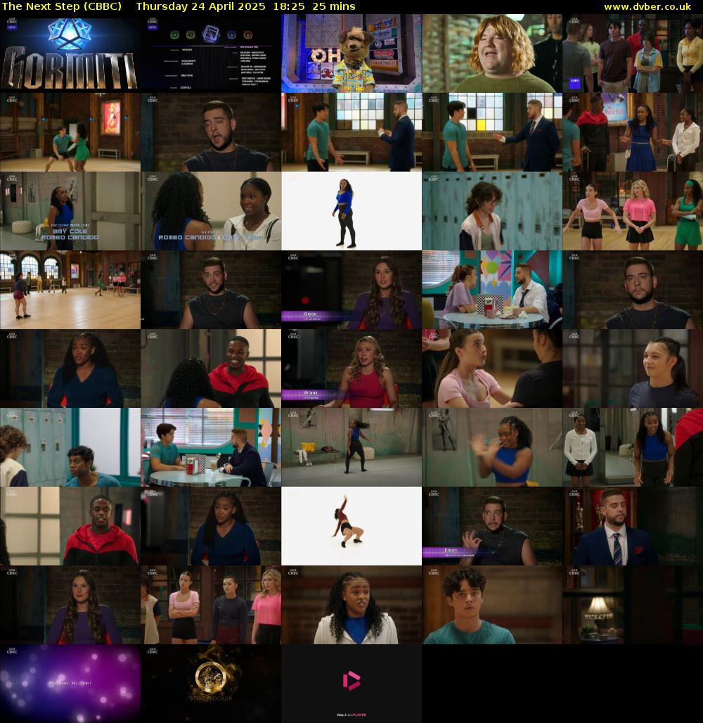 The Next Step (CBBC) Thursday 24 April 2025 18:25 - 18:50