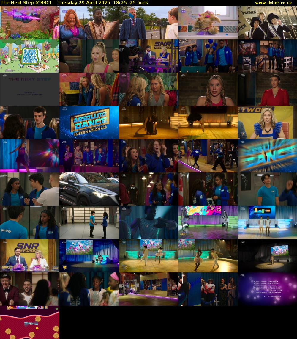 The Next Step (CBBC) Tuesday 29 April 2025 18:25 - 18:50