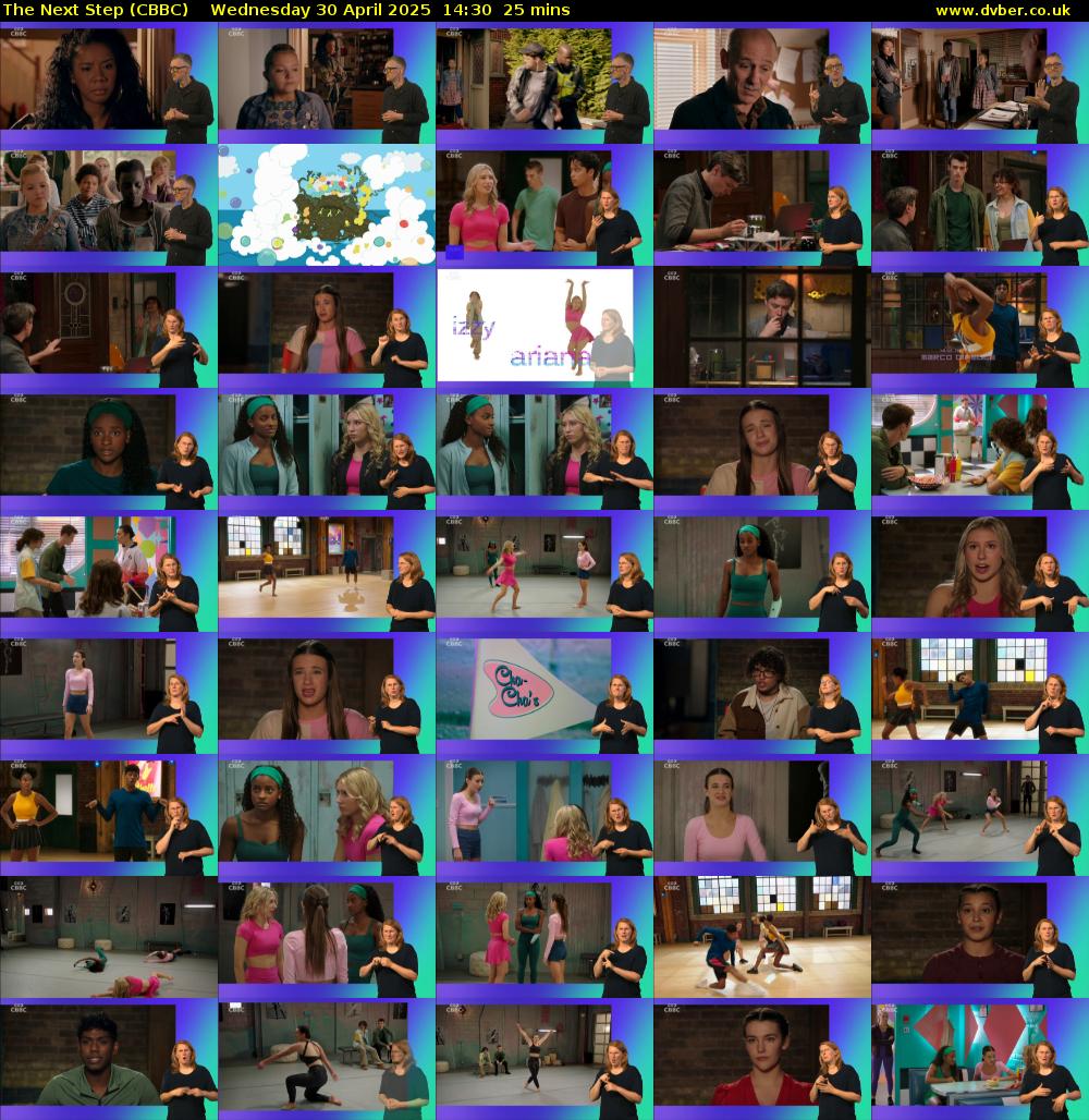 The Next Step (CBBC) Wednesday 30 April 2025 14:30 - 14:55