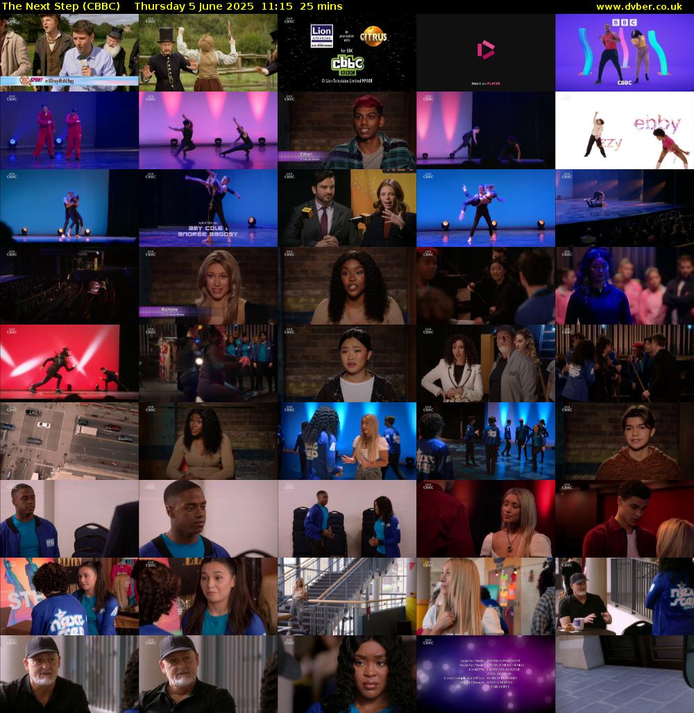 The Next Step (CBBC) Thursday 5 June 2025 11:15 - 11:40