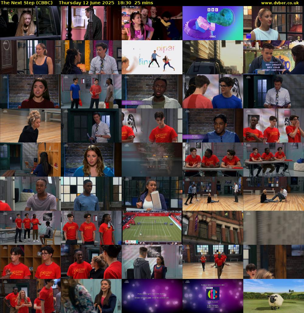 The Next Step (CBBC) Thursday 12 June 2025 18:30 - 18:55