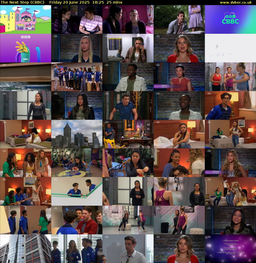 The Next Step (CBBC) Friday 20 June 2025 18:25 - 18:50