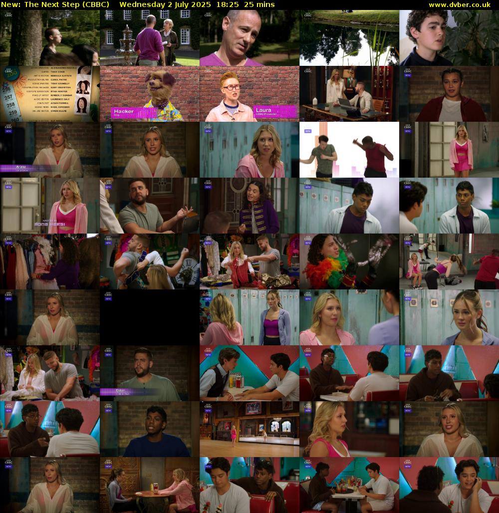 The Next Step (CBBC) Wednesday 2 July 2025 18:25 - 18:50