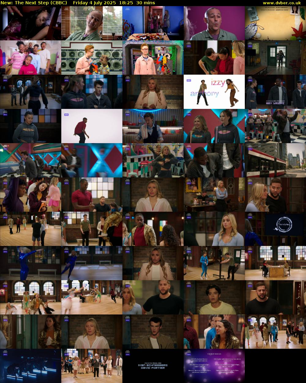 The Next Step (CBBC) Friday 4 July 2025 18:25 - 18:55
