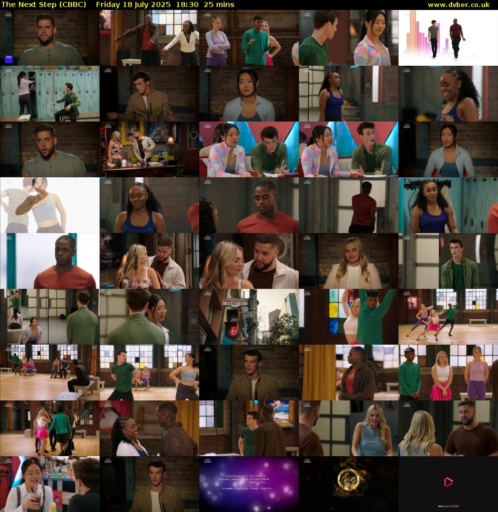 The Next Step (CBBC) Friday 18 July 2025 18:30 - 18:55