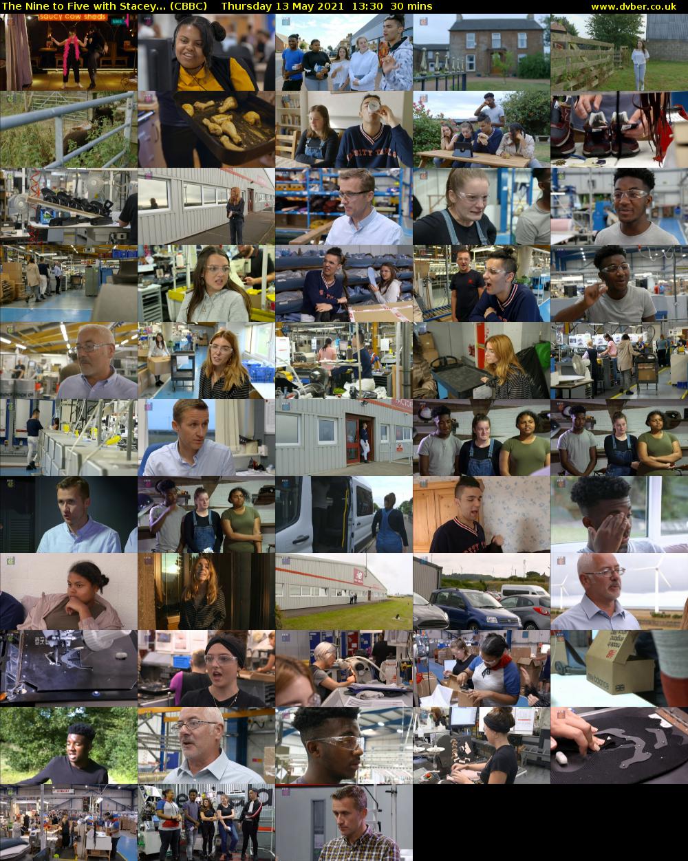 The Nine to Five with Stacey... (CBBC) Thursday 13 May 2021 13:30 - 14:00