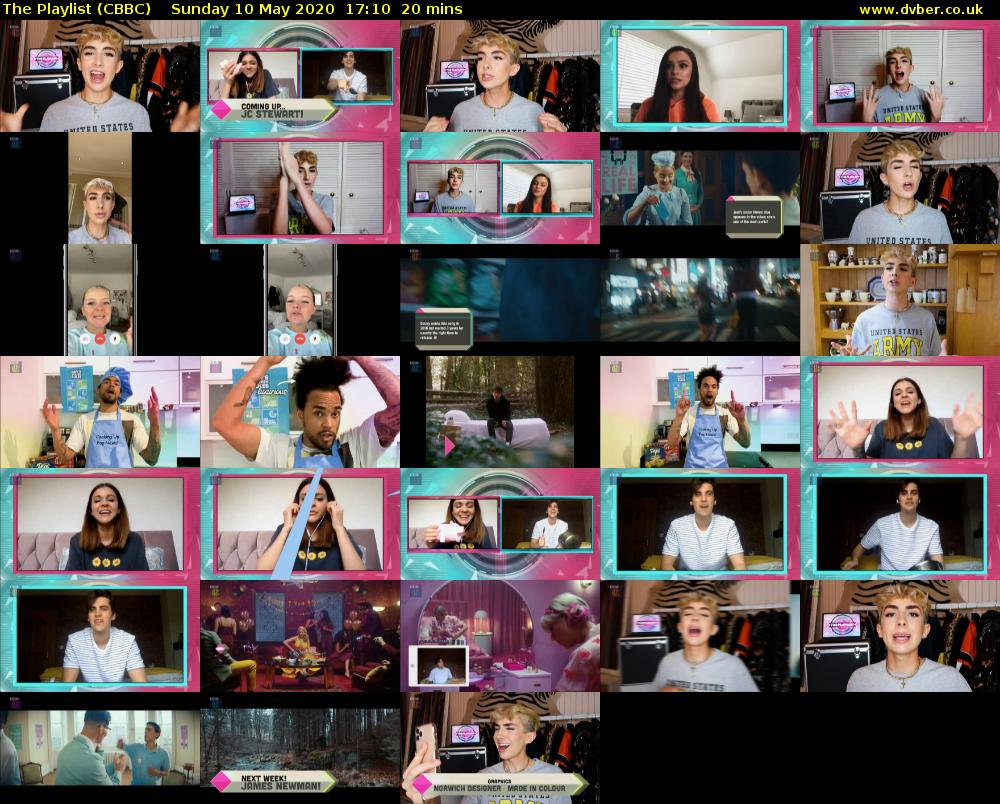 The Playlist (CBBC) Sunday 10 May 2020 17:10 - 17:30