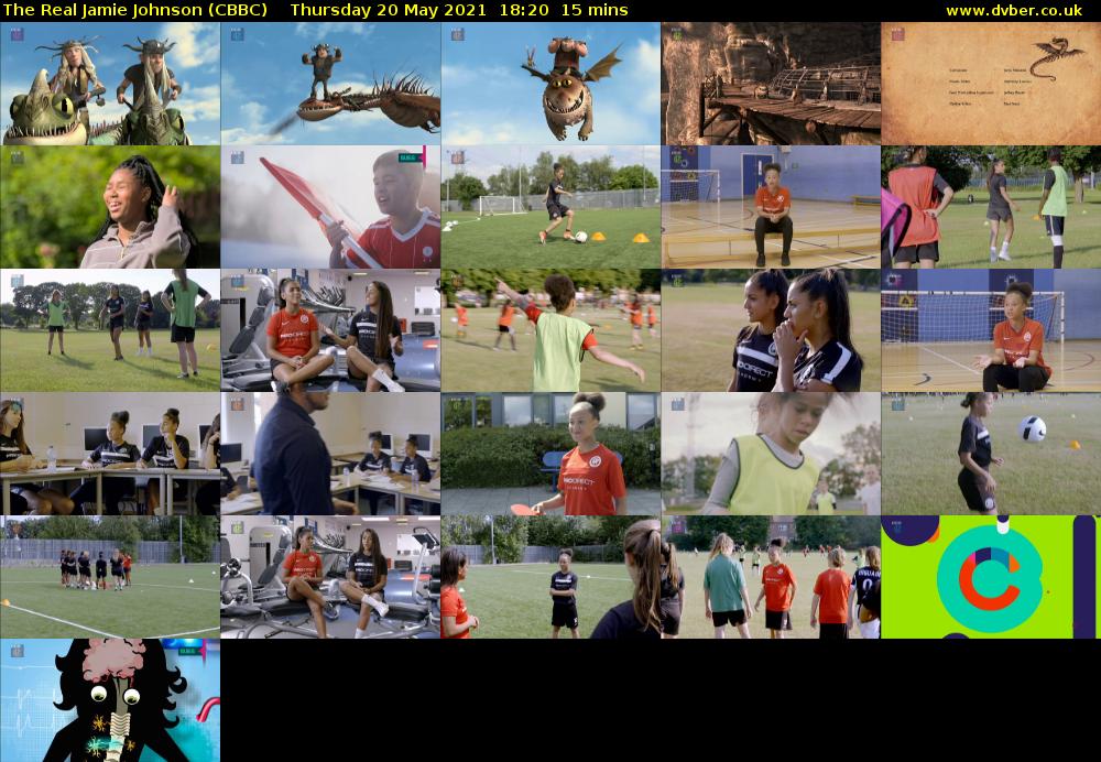 The Real Jamie Johnson (CBBC) Thursday 20 May 2021 18:20 - 18:35