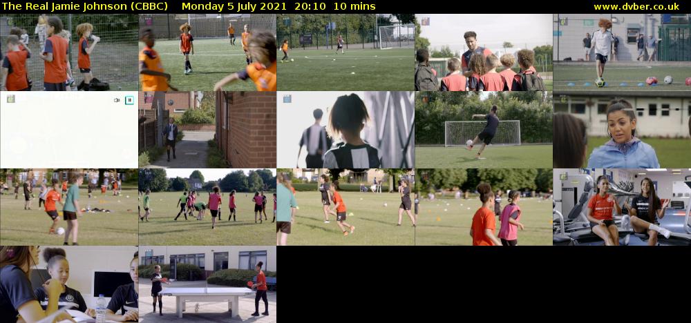 The Real Jamie Johnson (CBBC) Monday 5 July 2021 20:10 - 20:20
