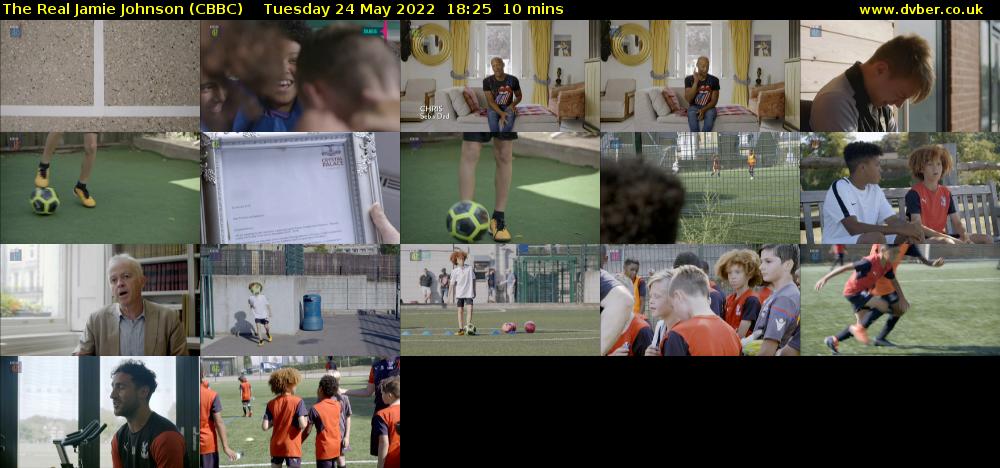 The Real Jamie Johnson (CBBC) Tuesday 24 May 2022 18:25 - 18:35