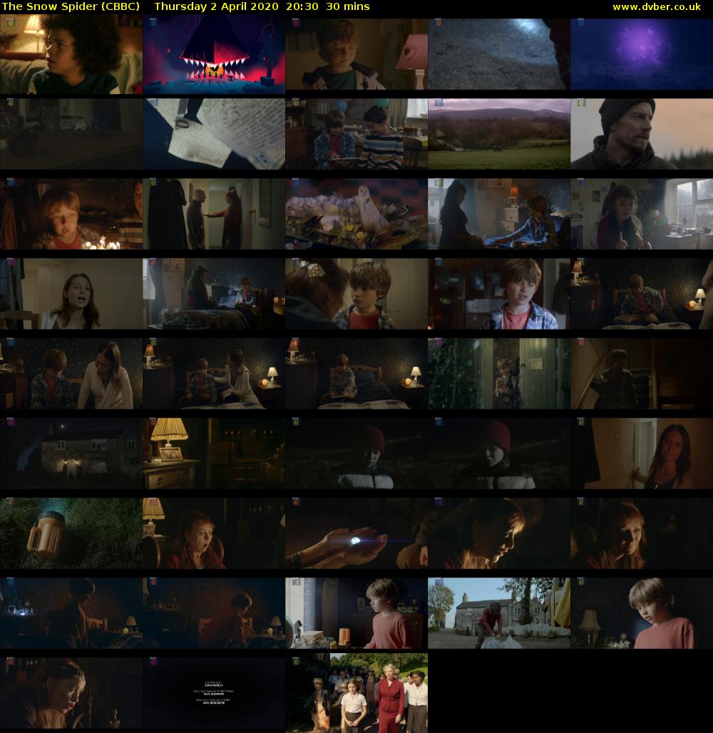 The Snow Spider (CBBC) Thursday 2 April 2020 20:30 - 21:00