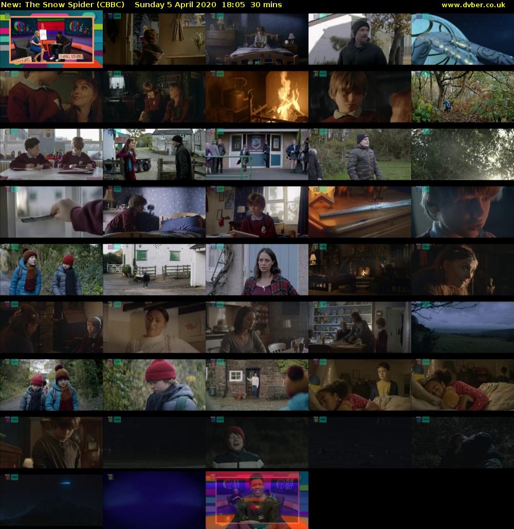 The Snow Spider (CBBC) Sunday 5 April 2020 18:05 - 18:35