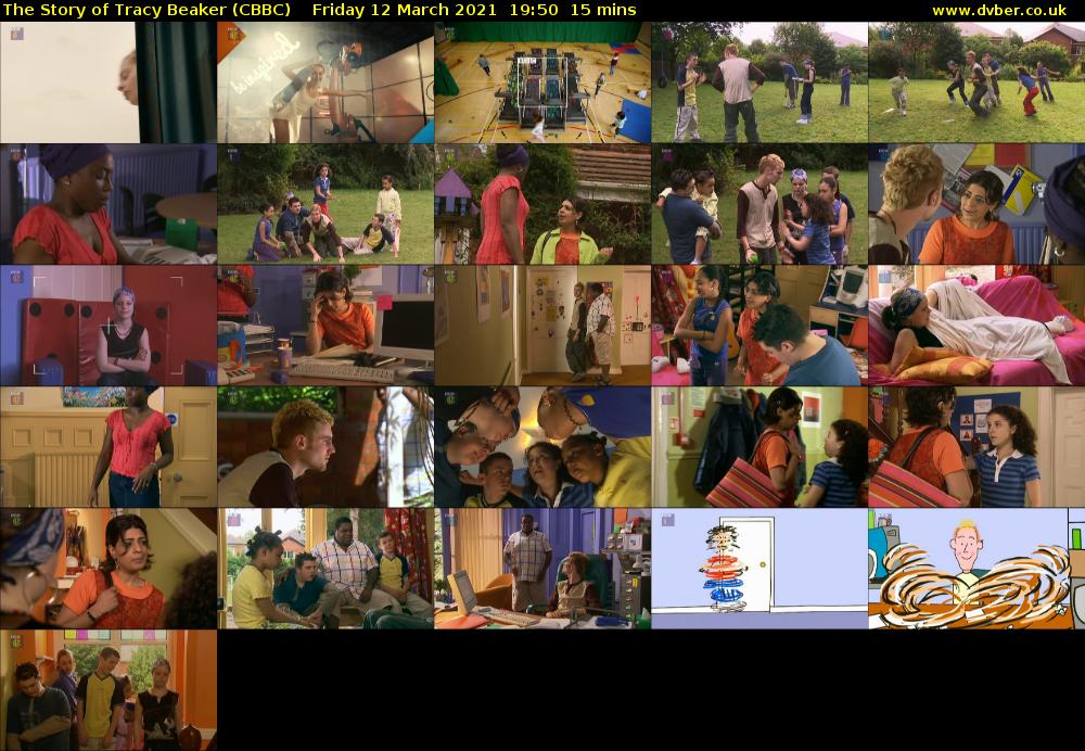 The Story of Tracy Beaker (CBBC) Friday 12 March 2021 19:50 - 20:05