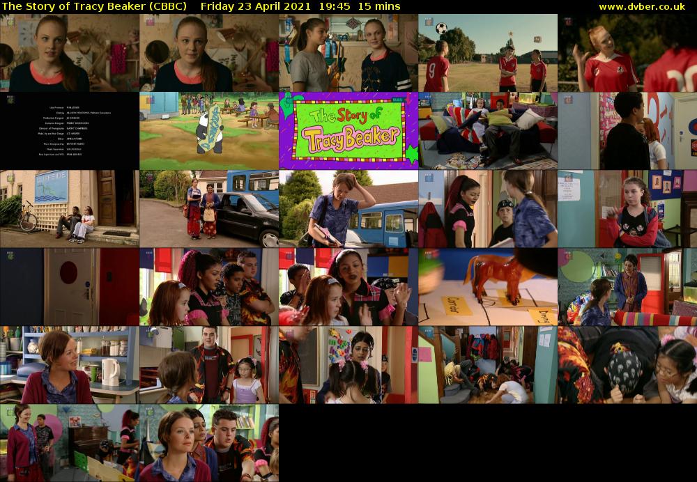 The Story of Tracy Beaker (CBBC) Friday 23 April 2021 19:45 - 20:00