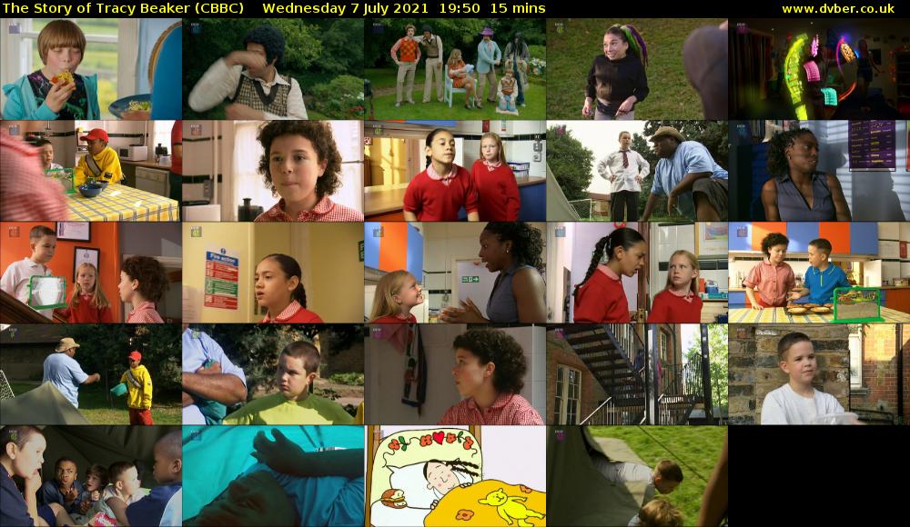 The Story of Tracy Beaker (CBBC) Wednesday 7 July 2021 19:50 - 20:05