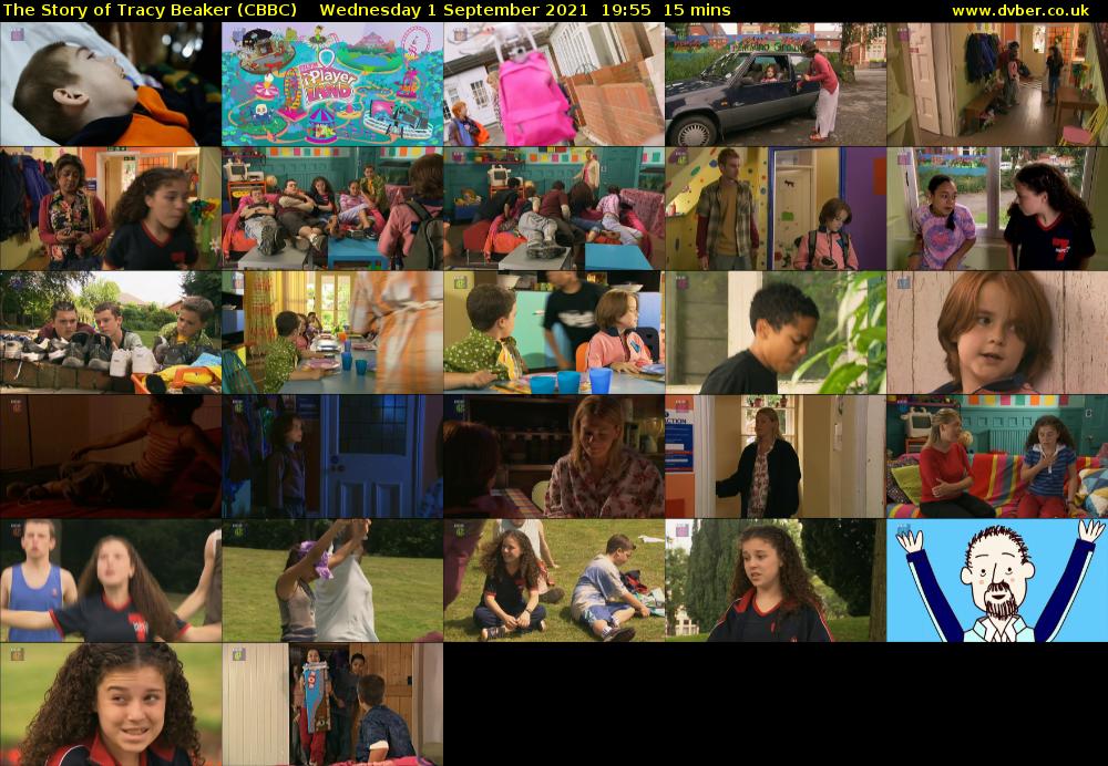 The Story of Tracy Beaker (CBBC) Wednesday 1 September 2021 19:55 - 20:10