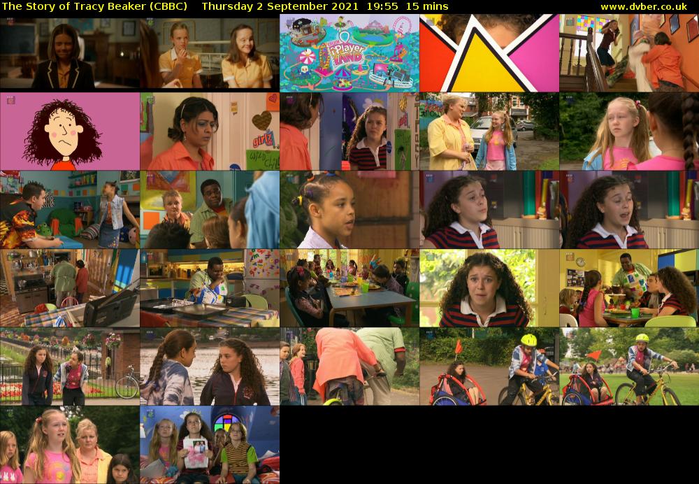 The Story of Tracy Beaker (CBBC) Thursday 2 September 2021 19:55 - 20:10