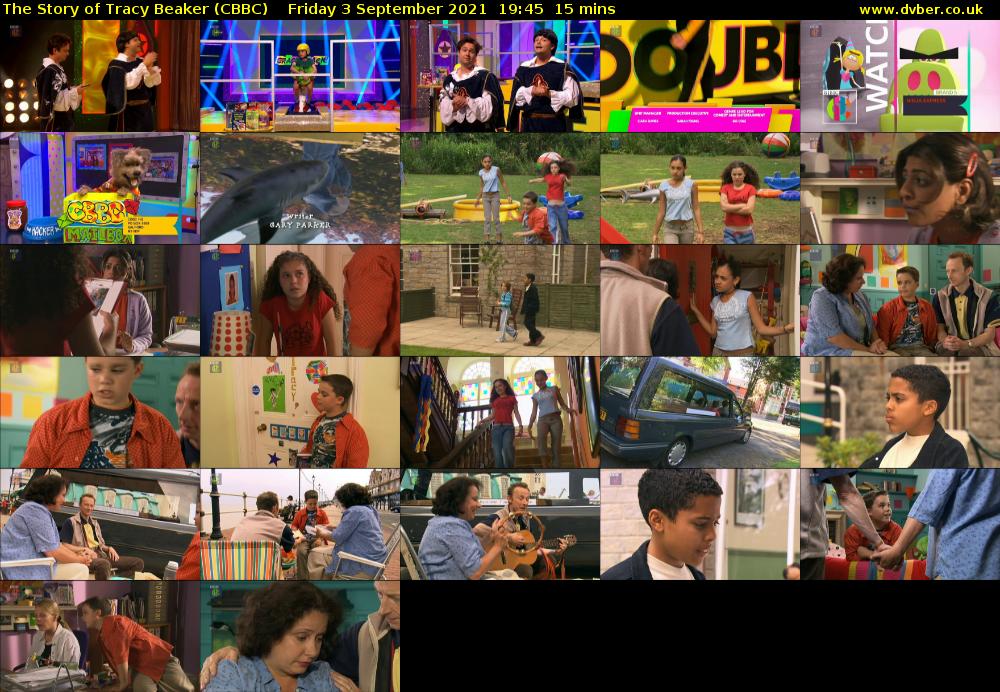 The Story of Tracy Beaker (CBBC) Friday 3 September 2021 19:45 - 20:00