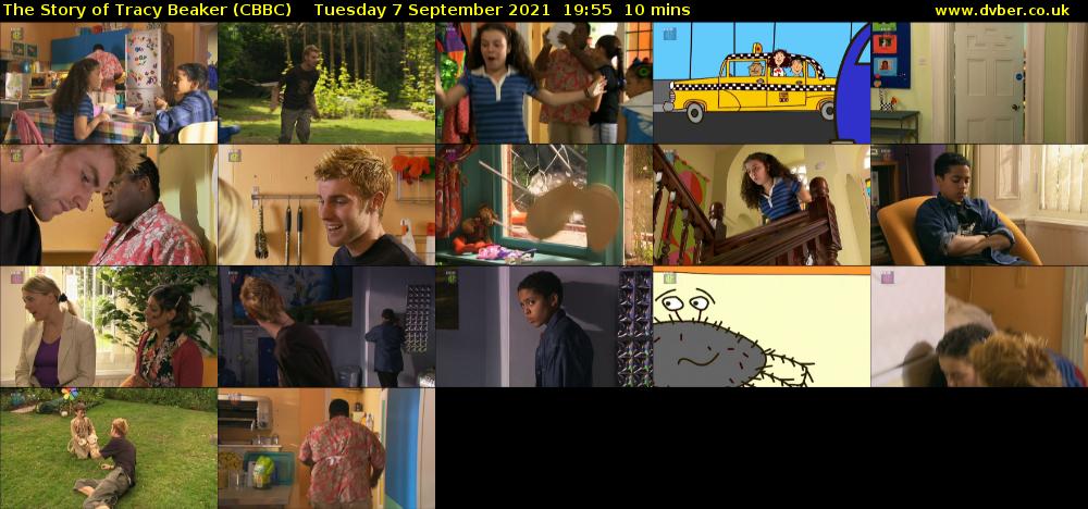 The Story of Tracy Beaker (CBBC) Tuesday 7 September 2021 19:55 - 20:05