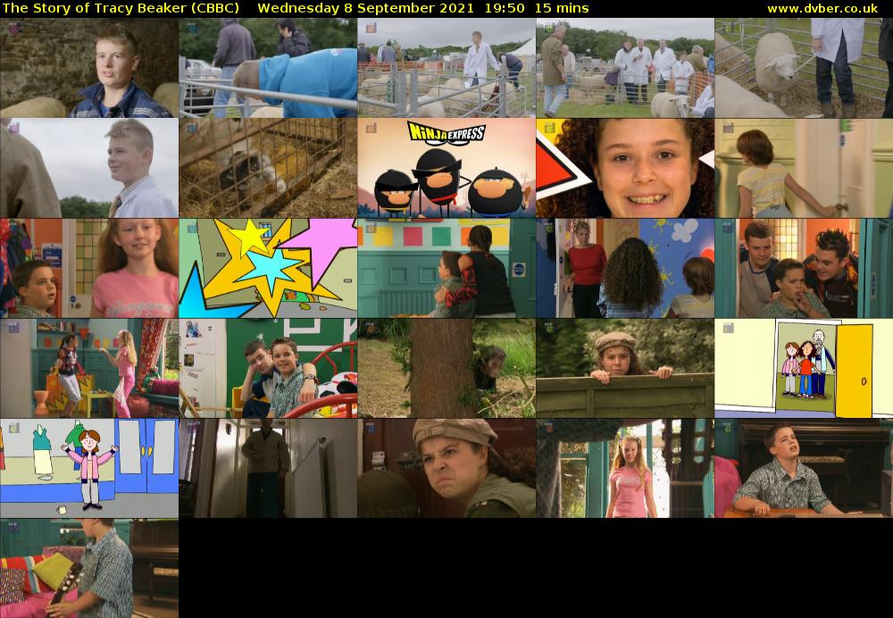 The Story of Tracy Beaker (CBBC) Wednesday 8 September 2021 19:50 - 20:05