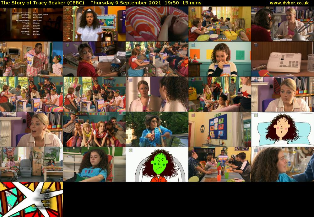 The Story of Tracy Beaker (CBBC) Thursday 9 September 2021 19:50 - 20:05