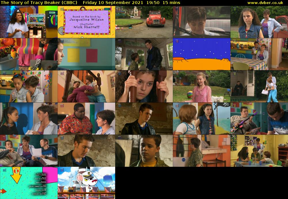 The Story of Tracy Beaker (CBBC) Friday 10 September 2021 19:50 - 20:05